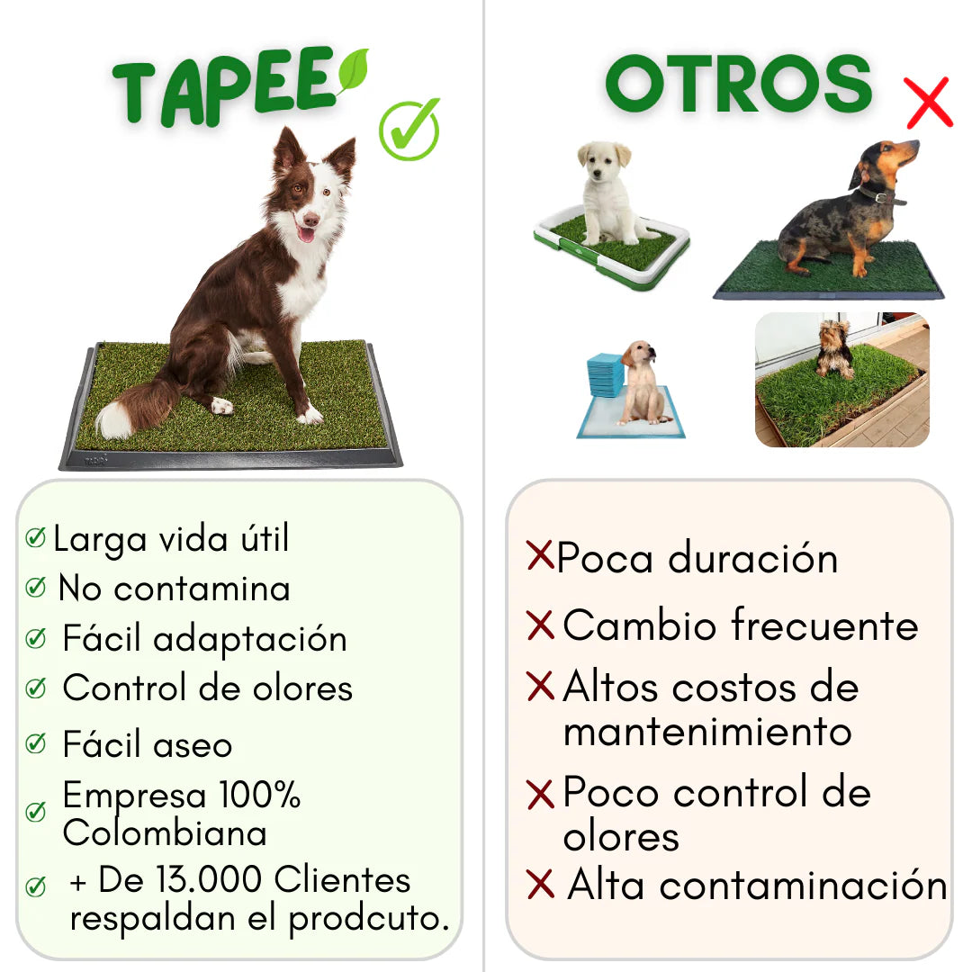 TAPETE SANITARIO — Limpieza y frescura para tu mascota y tu casa.